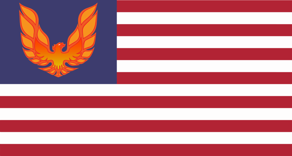 A Phoenix on the American Flag